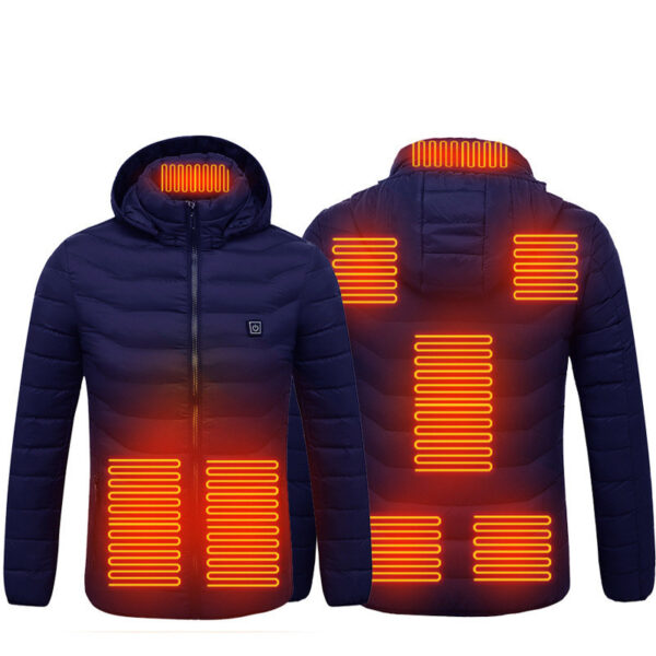 New Heated Jacket Coat USB Electric Jacket Cotton Coat Heater Thermal Clothing Heating Vest Men's Clothes Winter - Image 10