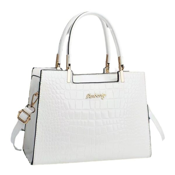 Crocodile Pattern Middle-aged Women's Shoulder Handbag - Image 6