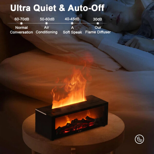 Log Fire Effect Air Humidifier - Image 5