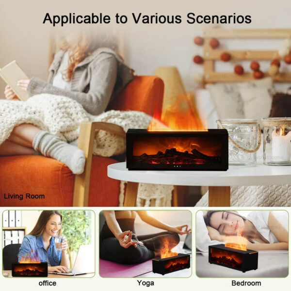 Log Fire Effect Air Humidifier - Image 10