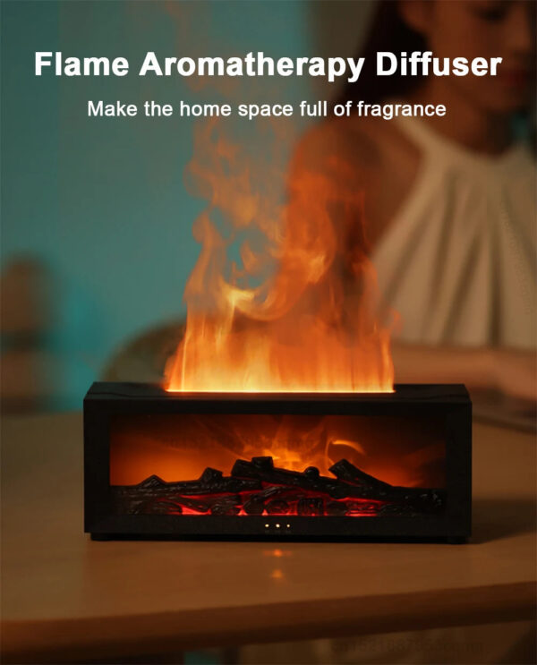 Log Fire Effect Air Humidifier - Image 7