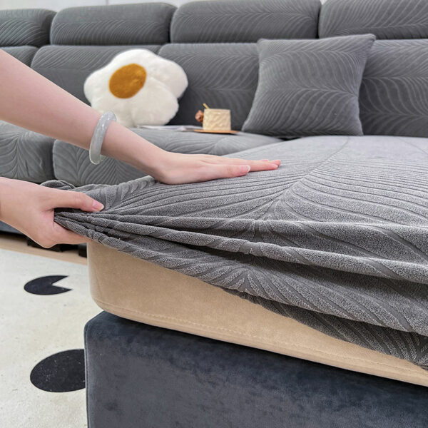 Splash-proof jacquard sofa cover, high elasticity, anti dirt sofa cushion cover, anti cat scratch sofa cover - Image 4