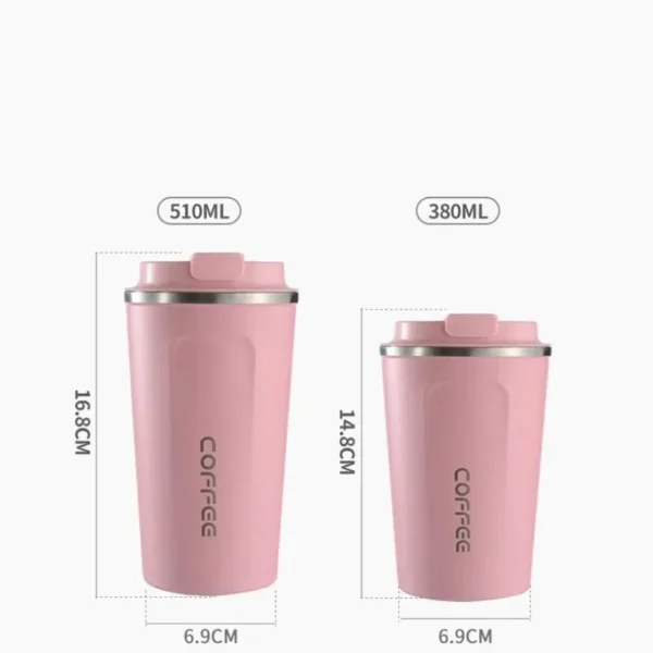 380/510ml Thermos Coffee Mug Stainless Steel Coffee Cup Temperature Display Vacuum Flask Thermal Tumbler Insulated Water Bottle - Image 6